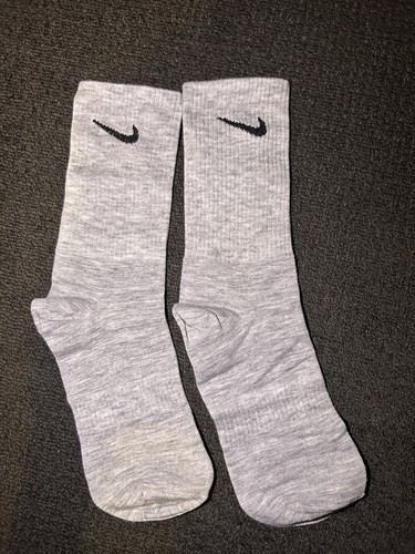 Grey nike socks size - grey,