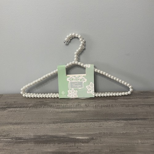 Pack pearl clothes hangers - 2,