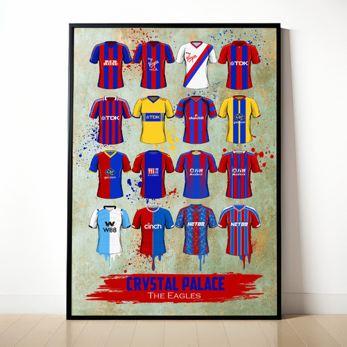 Crystal palace painted shirt - crystal,