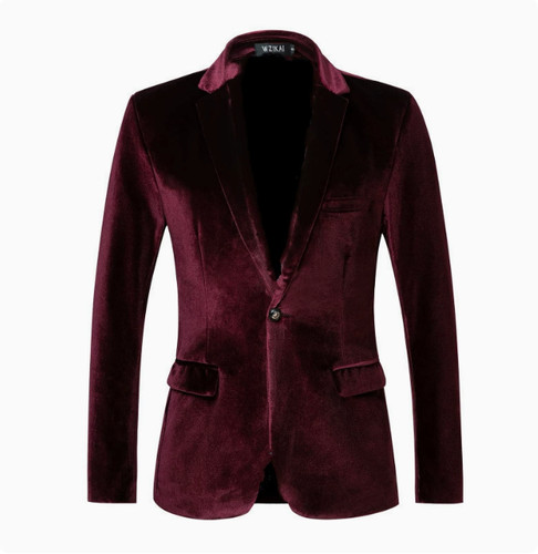 Men velvet work - men, blazer