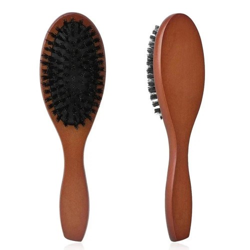 Boar bristle hair brush for - boar,