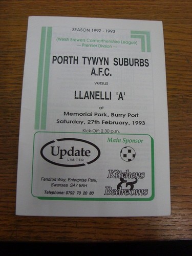 1993 porth tywyn suburbs - tywyn,