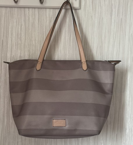 Radley grey striped tote bag - striped,