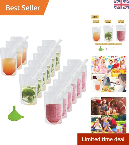 Eco friendly 15pcs clear juice - clear,