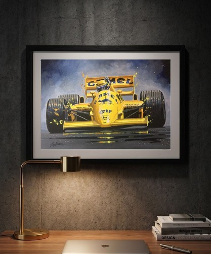 Ayrton senna a3print from - senna,
