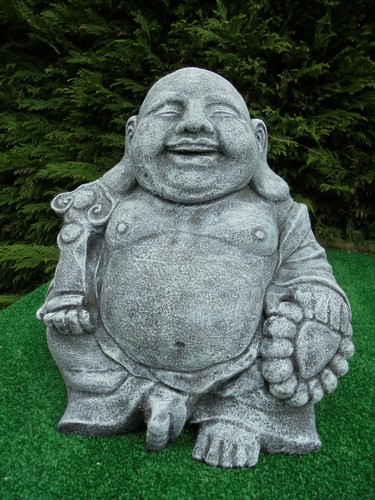 Large happy seated buddha - large,