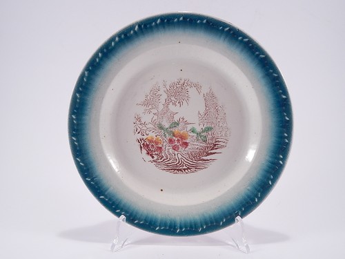 Antique ceramic plate - plate, mondovi'