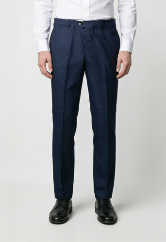Men navy textured - men’s, trousers