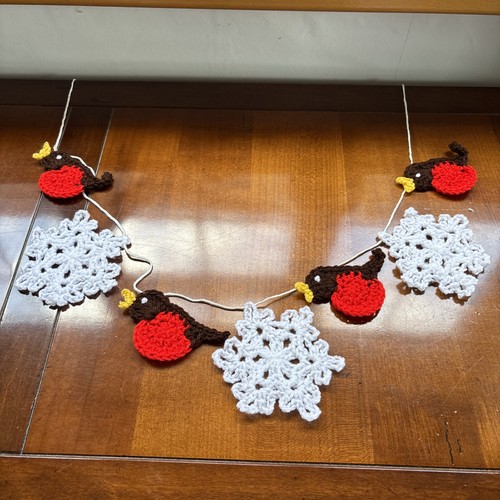 Christmas robin snowflake - christmas, &