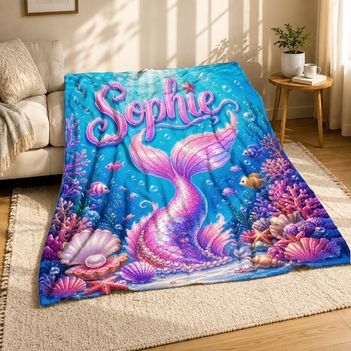 Mermaid tail plush - mermaid,