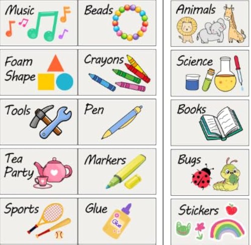 Kids classroom toy storage - classroom,