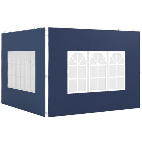Outsunny gazebo side panels - side,