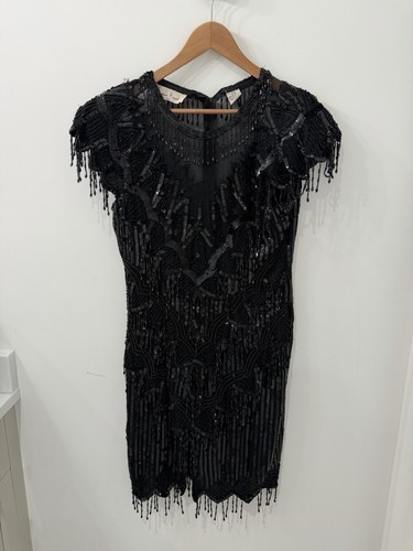 Vtg 1920s art deco - pure, silk