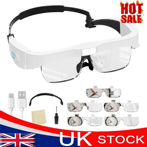 Magnifying glass headset led - magnifying,