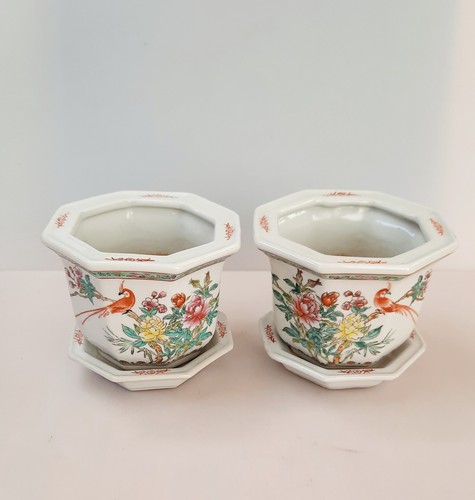 Chinese porcelain hexagonal - chinese,