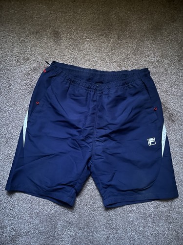 Mens navy vintage fila - mens, shorts