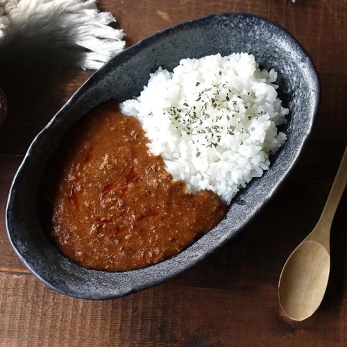 Curry plate deep - curry, mino