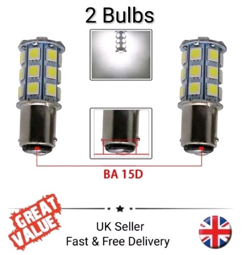 12v cool white - white, ba15d