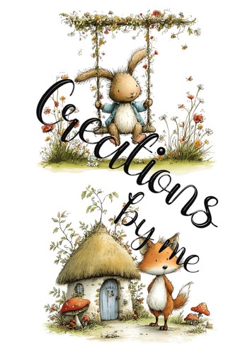 Cute whimsical forest animals - cute,