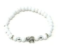 Wooden elephant charm surfer - elephant,