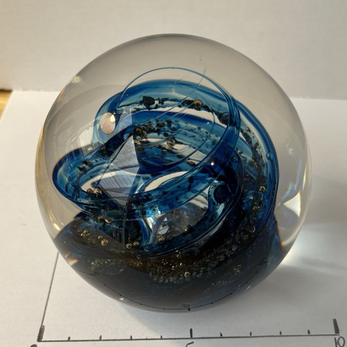 Selkirk glass paperweight - paperweight,
