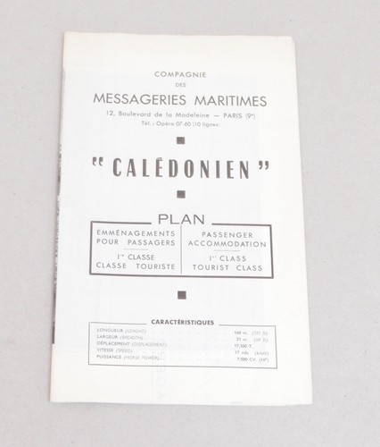 Steamer deck plan compagnie - steamer,