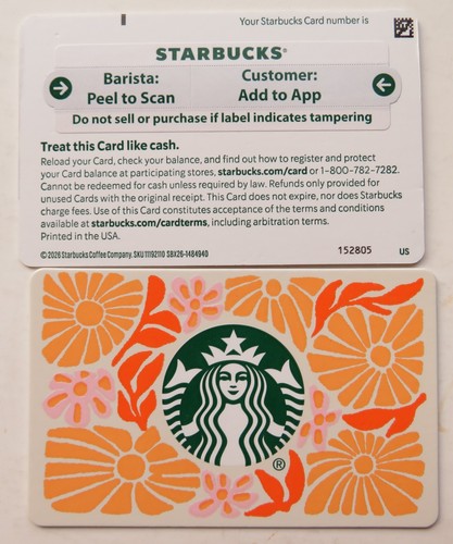Starbucks card 2026 new - starbucks,