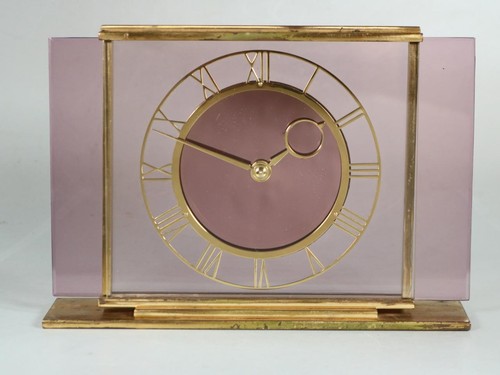 Art deco mantel clock - art,