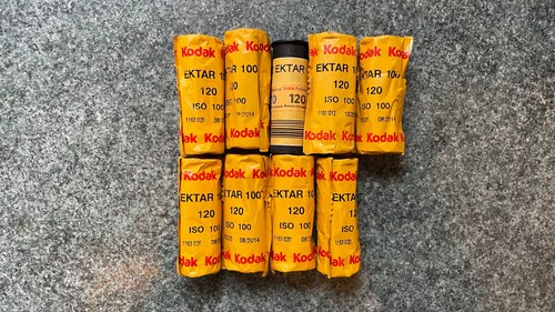 Rolls kodak ektar 120 iso - ektar,