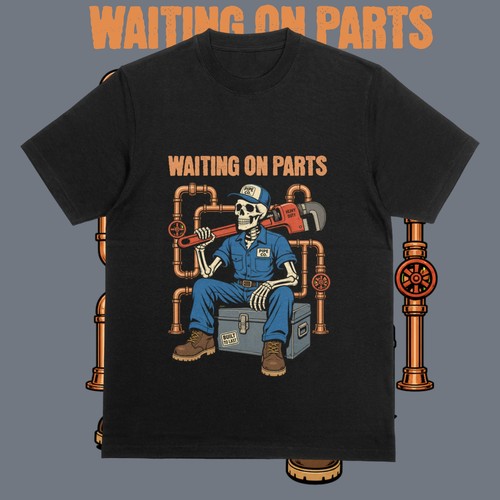Waiting parts skeleton - waiting,
