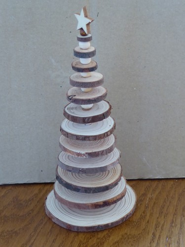 Christmas tree wooden hand