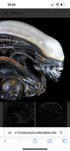 Alien head bust - alien,