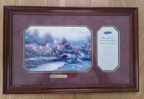 Thomas kinkade framed - framed, litho