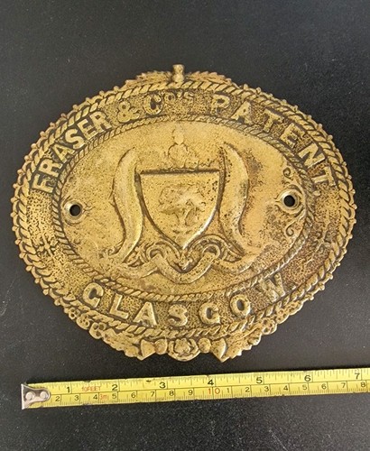 Antique safe plaque - safe,
