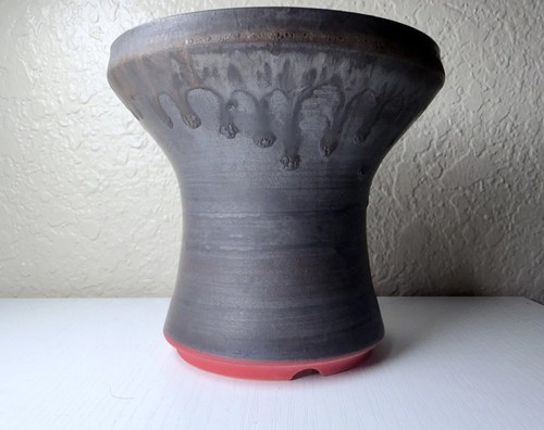 Black ceramic agave - black,