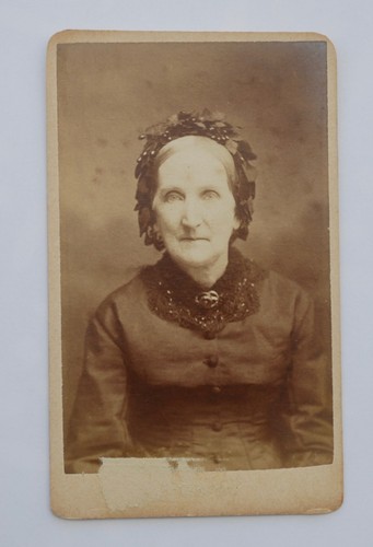 Cdv victorian lady a - cdv, in