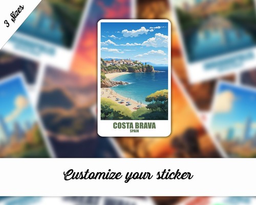 Costa brava sticker spain - costa,