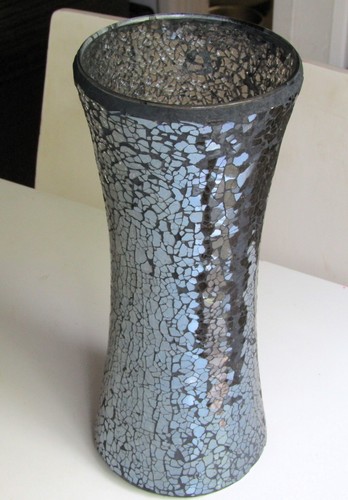Large mosaic mirror - mirror, crackle