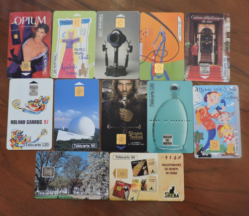 Used phonecards from - 12,