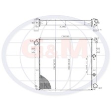 Radiator for forklift truck - forklift,