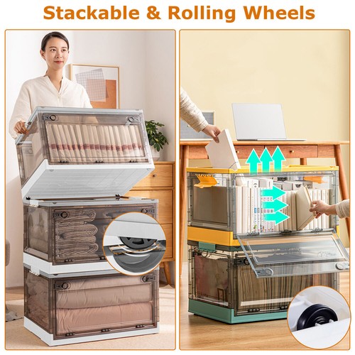 Collapsible plastic storage - collapsible,