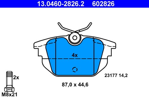 Ate 0460 2826 - ate, brake