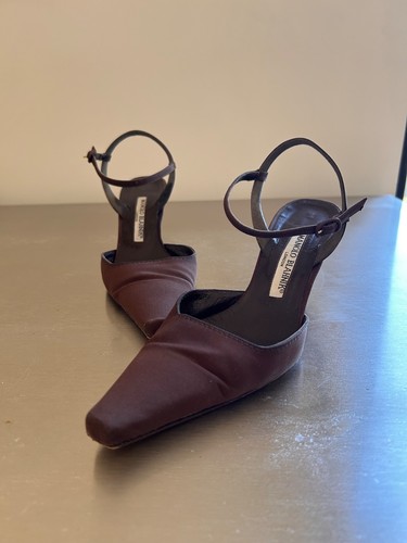 Vintage manolo blahnik brown - blahnik,