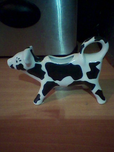 Vintage cow creamer black - cow, and