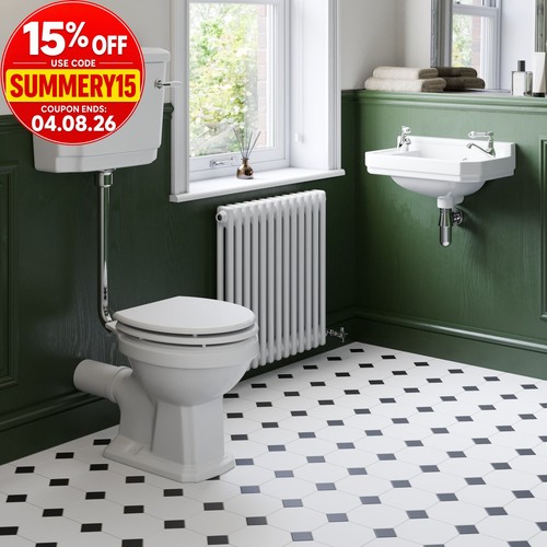 Traditional bathroom cloakroom - traditional,