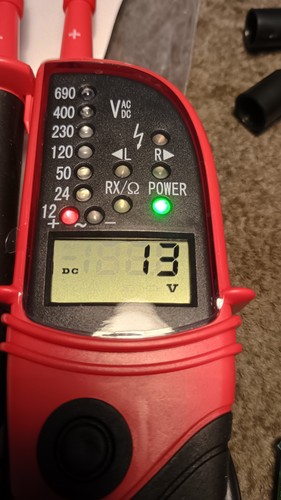 Tis 850 voltage and - voltage, continuity