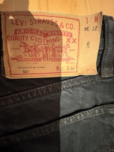 Levi 501 vintage made usa - made, in