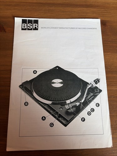 P200 bsr turntable - p200, deck