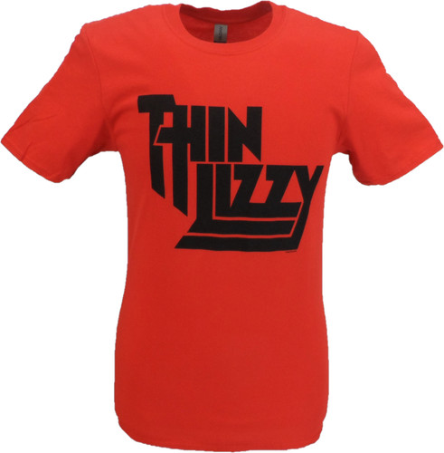 Mens thin lizzy red logo - lizzy,