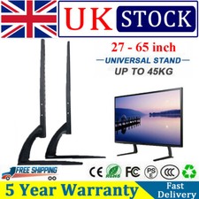 14"-65" Universal Table Top TV Stand Base VESA Pedestal Mount Bracket LCD LED 3D